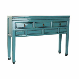 Konsola DKD Home Decor Metal Drewno wiązu (128 x 30 x 88 cm)