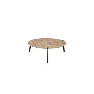 Stolik DKD Home Decor Metal Jasnobrązowy Drewno MDF (110 x 110 x 37.5 cm)