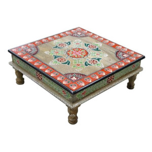 Stolik DKD Home Decor Drewno mango Drewno MDF (40 x 40 x 15 cm)