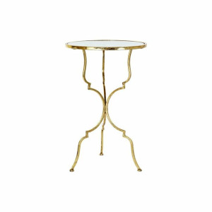 Stolik DKD Home Decor Lustro Złoty Metal (41 x 41 x 64 cm)