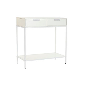 Konsola DKD Home Decor Metal MDF Biały (80 x 35 x 81 cm)