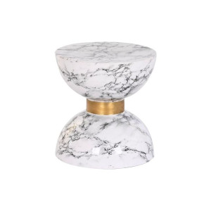 Stolik DKD Home Decor Biały Żelazo (33 x 33 x 35 cm)