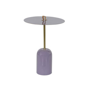 Stolik DKD Home Decor Skóra Żelazo Lakierowany (40 x 40 x 56 cm)