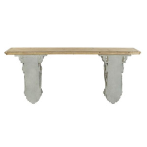 Stolik DKD Home Decor 180 x 35 x 78 cm Jodła Naturalny Szary