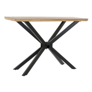 Stolik DKD Home Decor Jodła Naturalny Czarny Metal Brązowy 120 x 40 x 80 cm