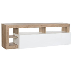 MebleTV DKD Home Decor 184 x 42 x 58 cm Metal Brązowy Biały Drewno MDF