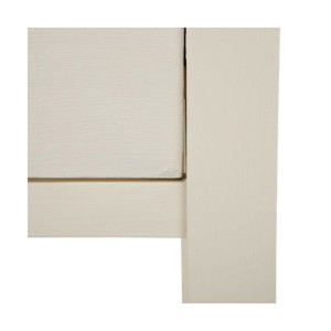 Odbiornik LUANCO 90 x 30 x 85 cm drewno mindi Biały