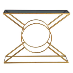 Odbiornik 100 x 32 x 78,5 cm Szkło Złoty Metal