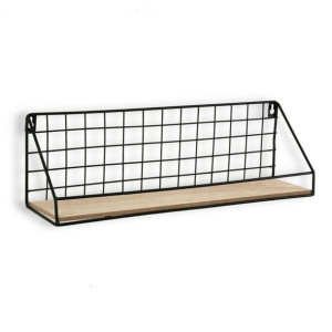 Regał Metal Drewno MDF (10,5 x 14 x 34 cm)