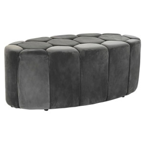 Taboret DKD Home Decor Szary Poliester (125 x 53 x 46,5 cm)
