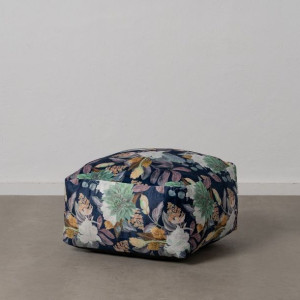 Puff Kartki Niebieski Poliester 60 x 60 x 30 cm