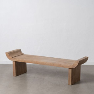 Taboret 160 x 45 x 48 cm Naturalny Drewno