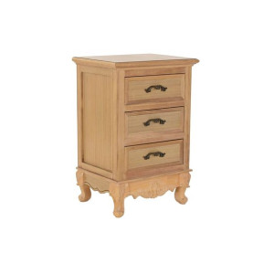 Stolik Nocny DKD Home Decor Naturalny Jodła (42 x 33 x 63 cm)