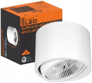 Oprawa Natynkowa Ar111 Tuba Led Ruchoma + Gu10