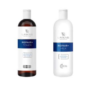 ZESTAW LARENS Repair Mleczko 200ml + Tonik do twarzy Toner + Repair 250ml