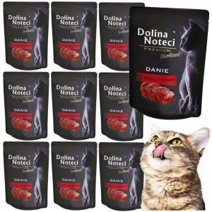 Dolina Noteci Premium Danie Dla Kot Wołowina 10x85