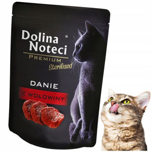Dolina Noteci Premium Danie Dla Kota Wołowina 85g
