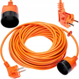 Przedłużacz Kabel Przewód Ogrodowy Budowlany 20m