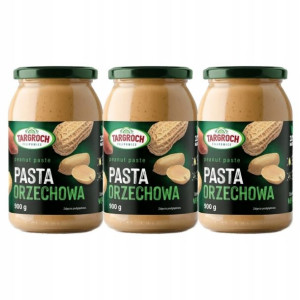 Pasta orzechowa Masło TARGROCH smooth 3x 900 g