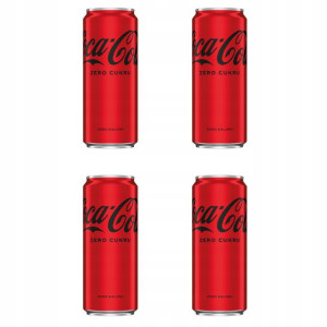 Napój gazowany COCA-COLA Zero 4x 330 ml