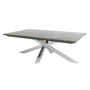 Stolik DKD Home Decor Marmur Stal (130 x 80 x 45 cm)