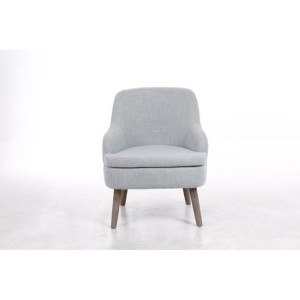 Krzesło DKD Home Decor Jodła Poliester Jasnoszary (61 x 46 x 75 cm)