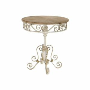 Stoły do Jadalni DKD Home Decor Metal Drewno (65 x 65 x 73 cm)