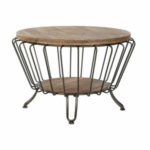 Stolik DKD Home Decor Metal Sosna (78 x 78 x 51 cm)