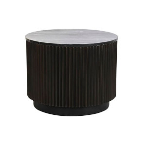 Stolik DKD Home Decor Czarny 61 x 61 x 47,5 cm Metal Marmur