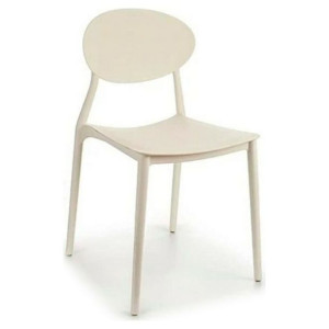 Krzesło do Jadalni ‎S3605129 Biała Plastikowy (41 x 81 x 49 cm)