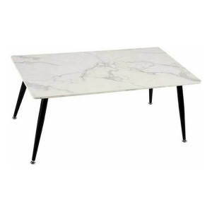 Stolik Czarny Biały Marmur Metal Melamina Drewno MDF