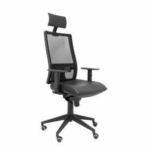 Krzesło Biurowe z Zagłówkiem Horna P&C SPIELNE Czarny