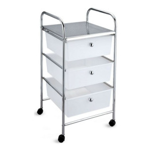 Komoda Confortime Metal Plastikowy Z kółkami (33 x 32,5 x 65 cm)