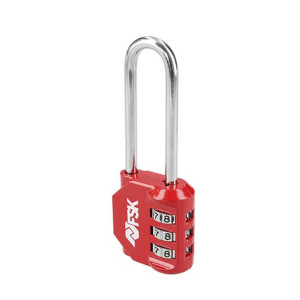 Zamek szyfrowy Ferrestock Czerwony (53 mm)