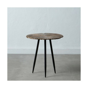 Stolik Czarny Złoty Aluminium Żelazo 40 x 40 x 43 cm