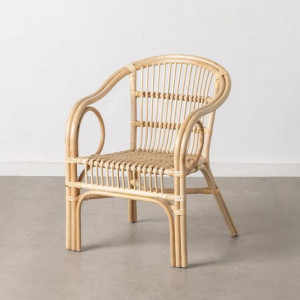 Krzesło do Jadalni 59 x 58 x 77 cm Naturalny Rattan