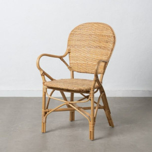 Krzesło do Jadalni 57 x 62 x 90 cm Naturalny Rattan