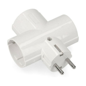 Przejściówka EDM Potrójny 2400 W 250 V 16 A Bakelit