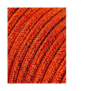 Kabel EDM 2 x 0,75 mm Brązowy Materiałowy 5 m