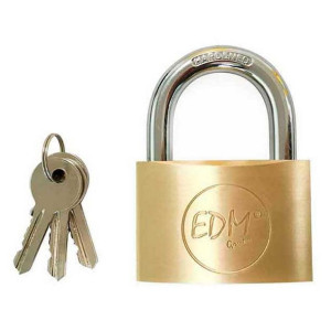 Zamek na klucz EDM Łuk Mosiądz (40 x 23 mm)