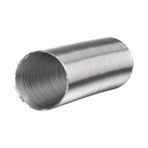 rura Fepre Flex Srebrzysty Półsztywny 1,5 m Aluminium Ø 10 cm