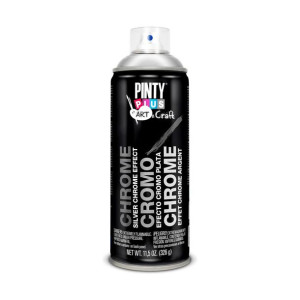 Farba w sprayu Pintyplus Art & Craft C150 326 ml Chromu Srebrzysty