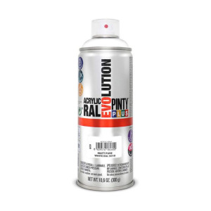 Farba w sprayu Pintyplus Evolution RAL 9010 300 ml Matowy Pure White