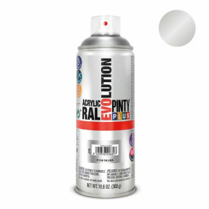 Farba w sprayu Pintyplus Evolution P150 300 ml Srebrzysty