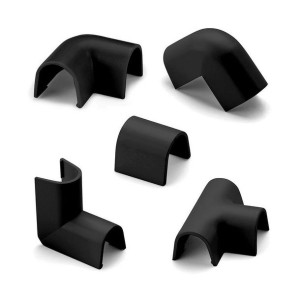 Rurka łącząca Inofix 2201 Czarny 10 Części 8 x 7 mm