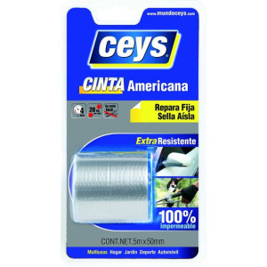 Amerykańska wstążka Ceys Srebrzysty (5 m x 50 mm)
