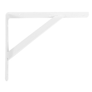 Uchwyt ścienny AMIG 9-5774 Półki Stal Biały (30 x 22,5 cm)