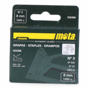 Zszywki Mota gg308 1000 Unidades Nº 3