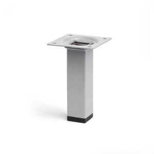 Stopy Rei 400g Kwadratowy Matowy Srebrzysty Stal Nowoczesny (Ø 2,5 x 10 cm)