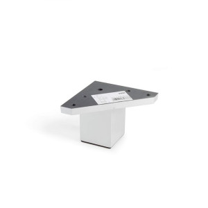 Stopy Rei 972 Kwadratowy Srebrzysty ABS Nowoczesny (Ø 4,2 x 6 cm)